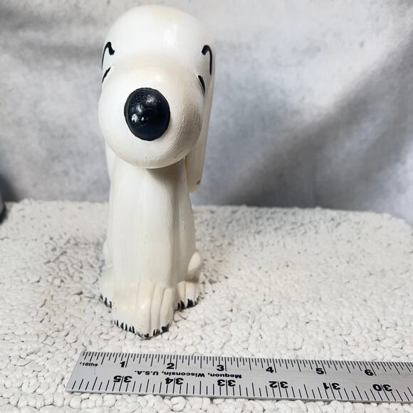 Peanuts Snoopy Vintage Hand Painted Ceramic RARE 1968 Shultz Charlie Brown - Picture 9 of 12